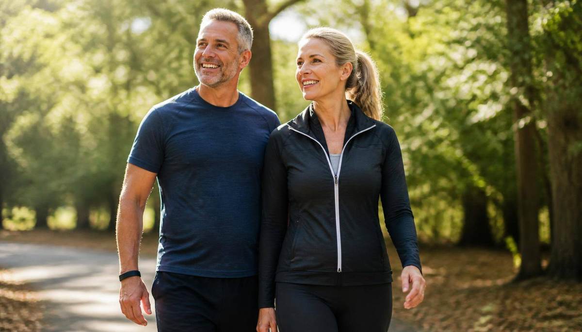 Active couple after successful retatrutide treatment – lifestyle after weight loss
